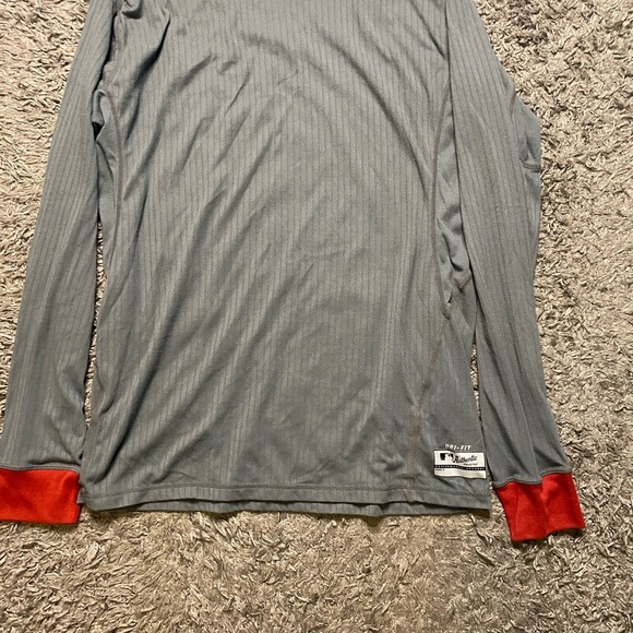 🍍 Nike Pro Combat gray Dry-Fit  Long-sleeve shirt- Men Size: XL🍍S-1 - Picture 2 of 3